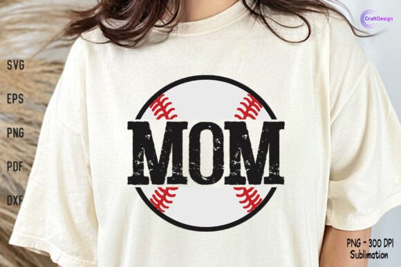 Baseball Mom Shirt SVG PNG: A Versatile Graphic Design Asset for Crafts and Blogs