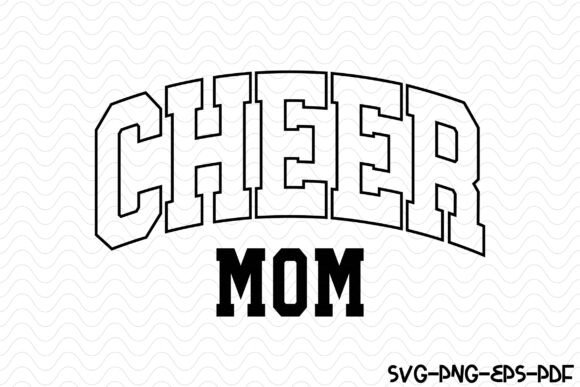 Cheer Mom Varsity SVG PNG Design: A Crafts-Friendly Graphic for Local Branding
