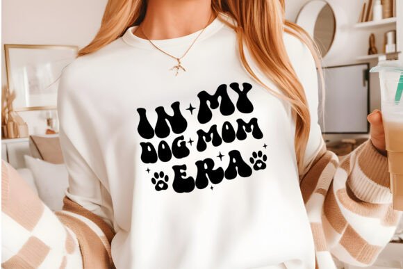 In My Dog Mom Era SVG: A Groovy Graphic for Crafts and Branding