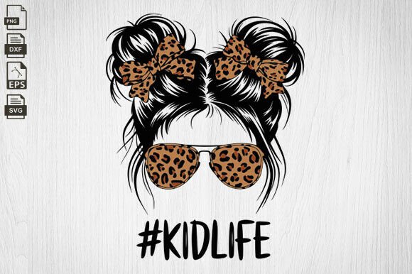 Kid Life Mom Life Svg: A Versatile Graphic Design Asset for Local Crafts and Branding