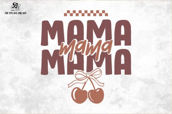 Mother’s Day Retro Mama SVG Design: A Solid Graphic for Crafts and Digital Products