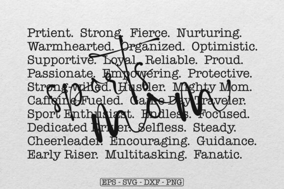 Sports Mom Png Svg – A Versatile Graphic Design Asset for Crafts and Merch